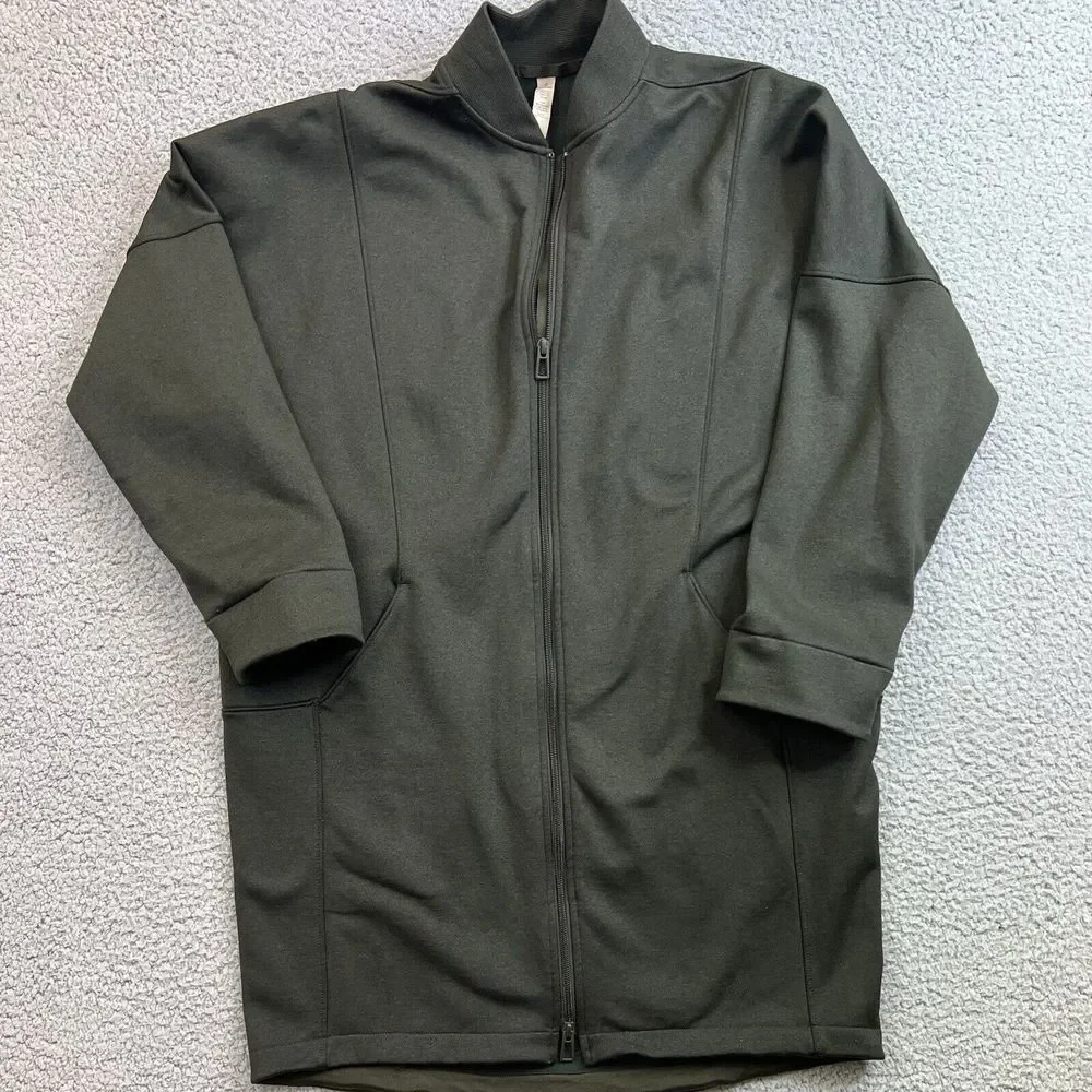 Lululemon‎ Take A Stroll Jacket Dark Olive Green Womens Size 8